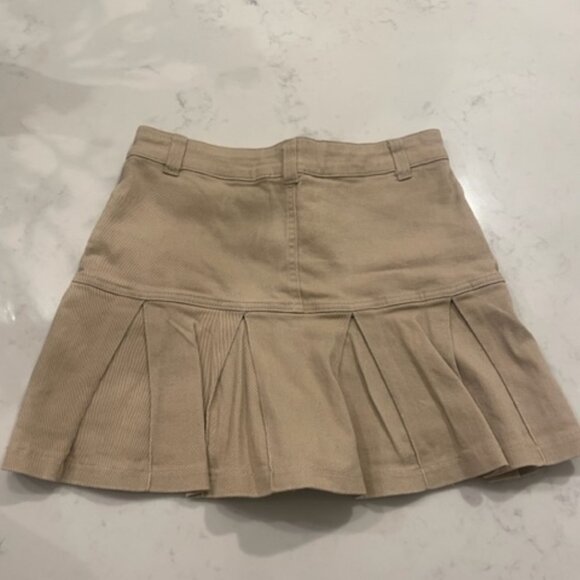 Denim Skort (Beige) - Picture 5 of 5